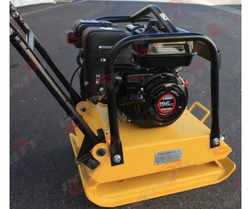  Walk Behind Vibrating Compactor Rammer Asphalt Soil 6.5HP 196cc Engine CT-90L